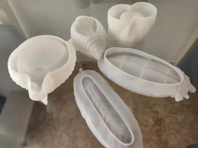 5 Moldes Silicona Manualidades