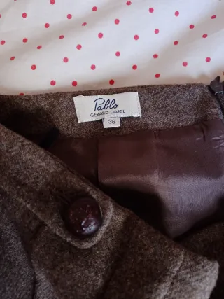 Falda Gerard Darel unMarrón