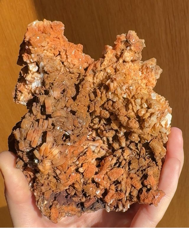 Barita naranja mineral