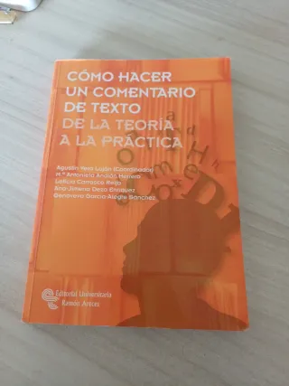 Cómo hacer un comentario de texto: De la teoría...