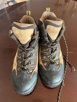 Botas de senderismo Asolo beige y marrón