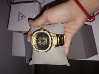 Reloj Guess Hombre Kingdom GW0565G1 Dorado