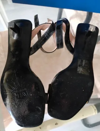 Sandalias What For Negras Talla 36