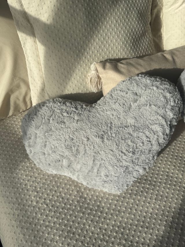 Pack 2 Cojines Corazón Gris