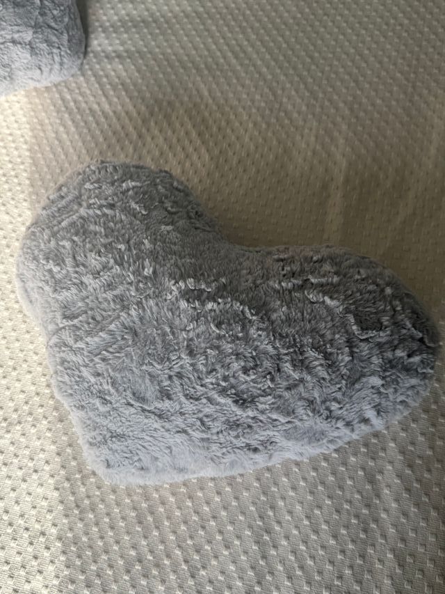 Pack 2 Cojines Corazón Gris