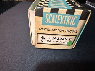 Coche Scalextric Tri-ang Gulf Antiguo