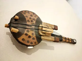 Instrumento musical africano decorativo