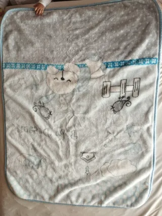 Manta bebé cuna estándar