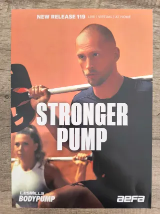 Carteles lanzamientos Les Mills Combat Pump y Grit