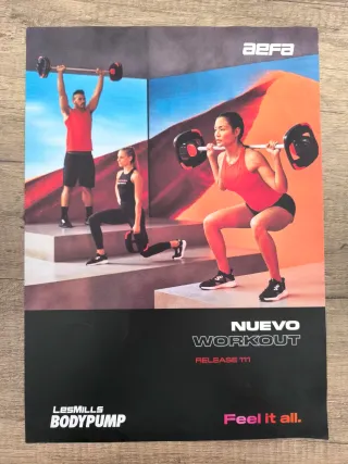 Carteles lanzamientos Les Mills Combat Pump y Grit