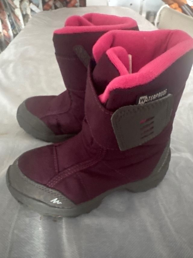 Botas de nieve niña talla 27