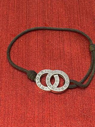 Pulsera Bulgari Plata Ley original, Vintage