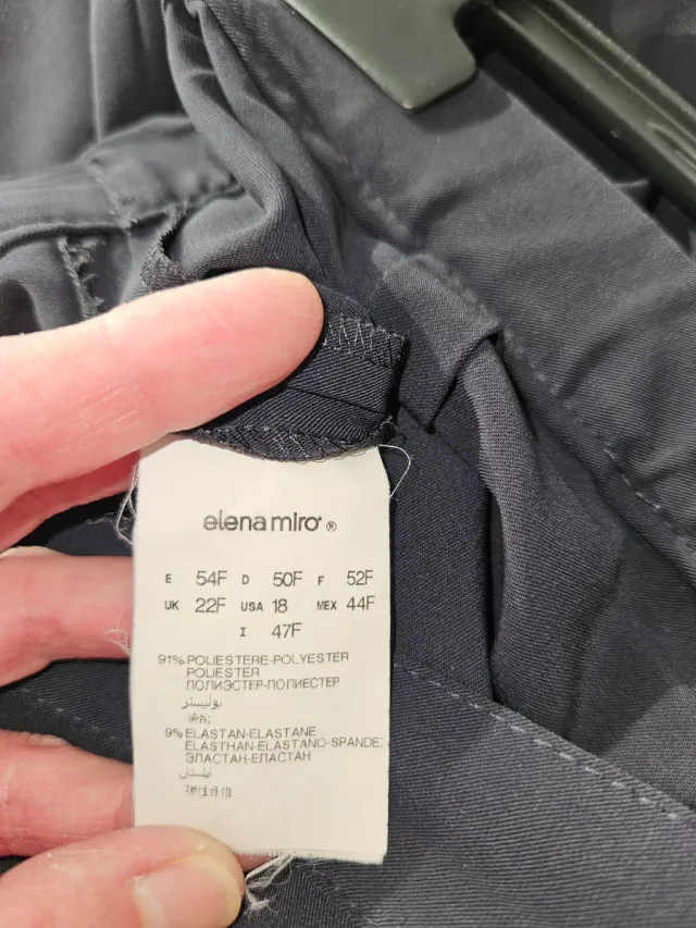 Pantaloni donna gamba larga neri