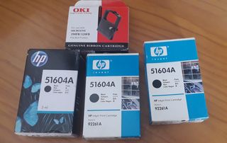 Cartuccia HP 51604A + Nastro OKI per stampanti