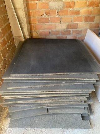 Losetas Suelo Gimnasio Caucho 1x1m