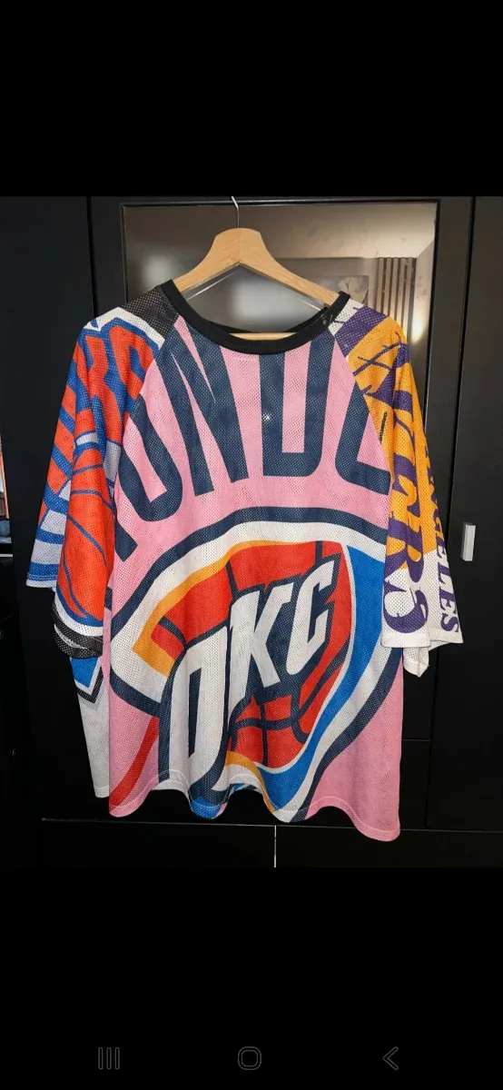 Camiseta Oversize Bershka NBA Talla M