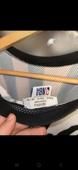 Camiseta Oversize Bershka NBA Talla M