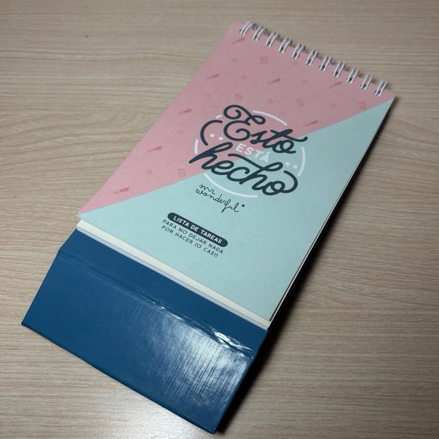 Cuaderno de Tareas Mr. Wonderful