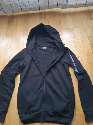 Sudadera McKenzie Negra con Cremallera