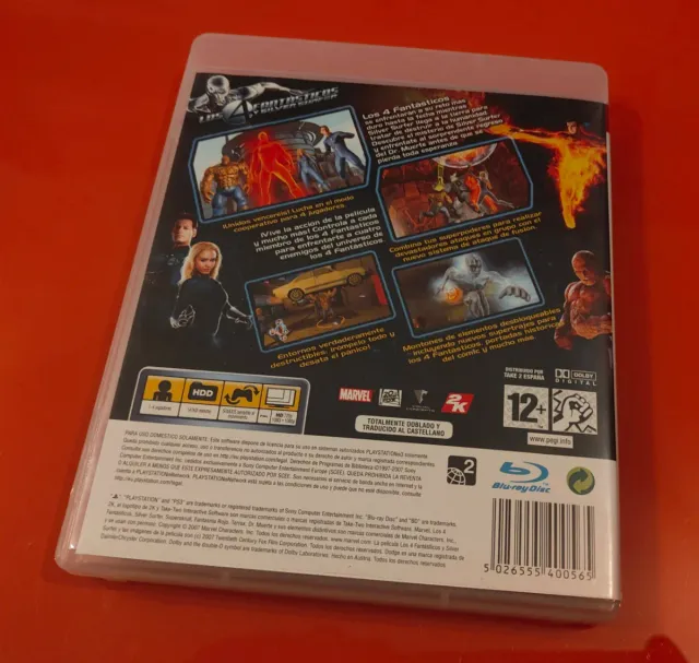 LOS 4 FANTÁSTICOS Y SILVER SURFER PS3 🇪🇦