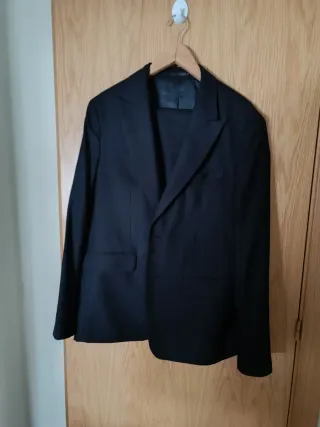 Traje Zara Azul Oscuro Hombre