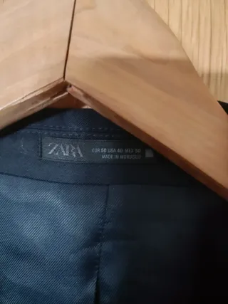 Traje Zara Azul Oscuro Hombre