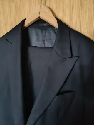 Traje Zara Azul Oscuro Hombre