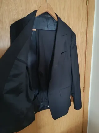 Traje Zara Azul Oscuro Hombre