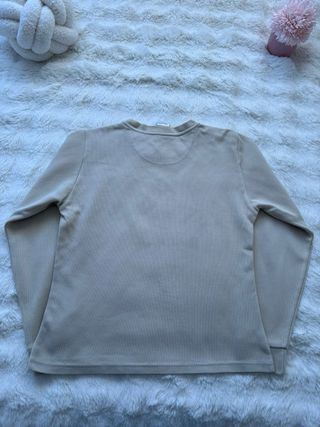 Felpa Nike Beige Logo Ricamato