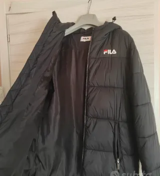 Giubbotto ragazzo Fila nero
