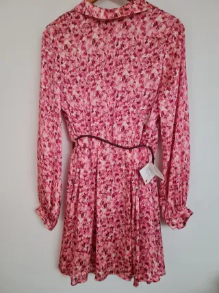 Vestido Zara floral rosa