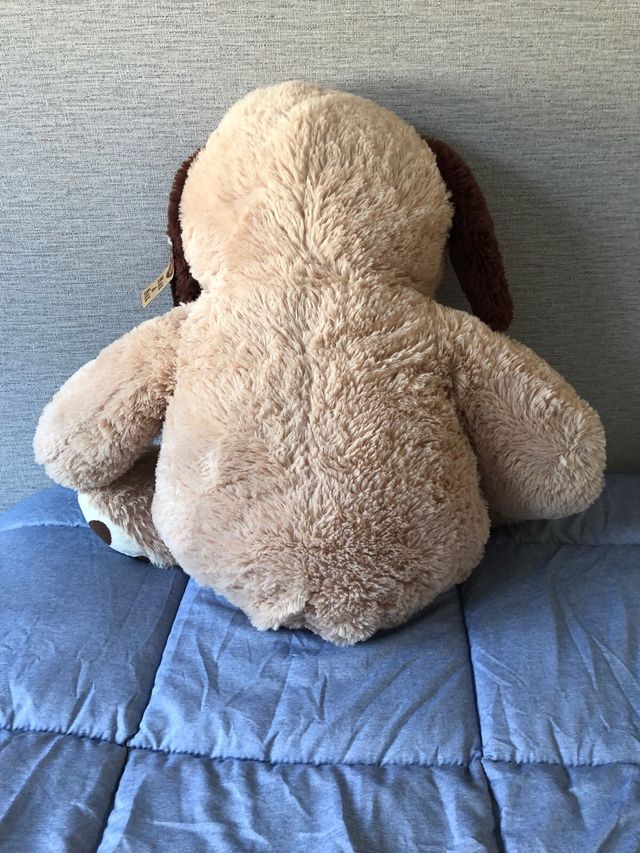 Peluche gigante perro marrón