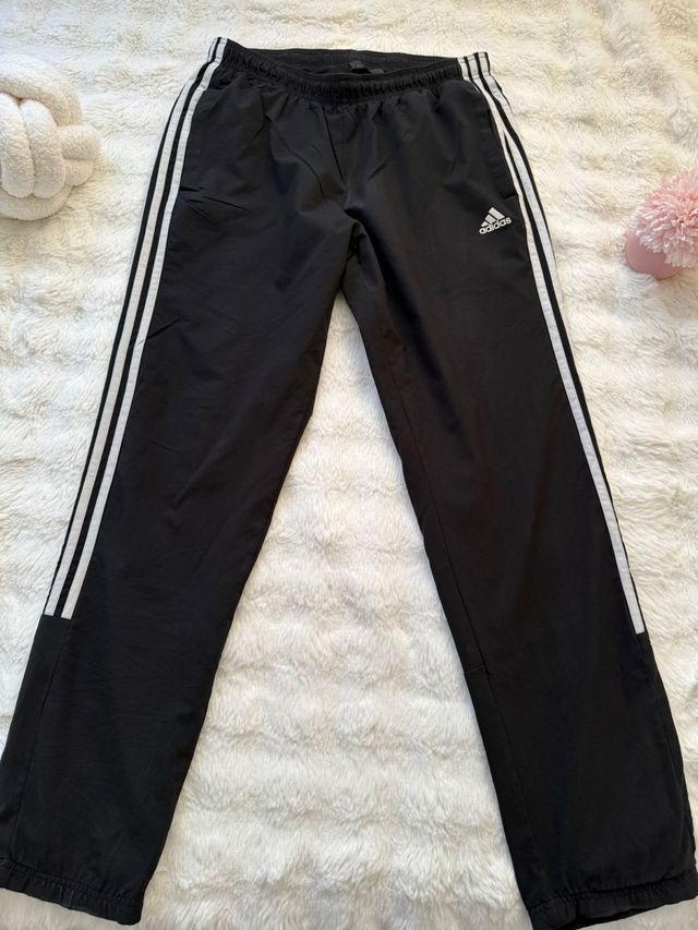 Pantaloni Adidas neri con bande laterali
