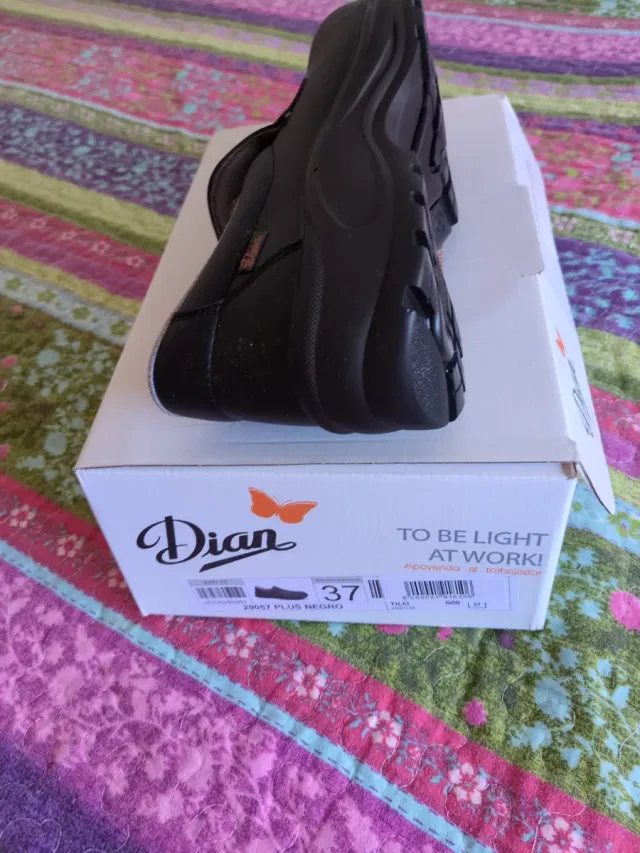 Zapatos de trabajo Dian negros
