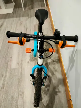 Bicicleta Btwin Artic 100 14 Blanca/Azul