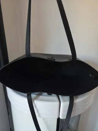 Borsa nera in similpelle