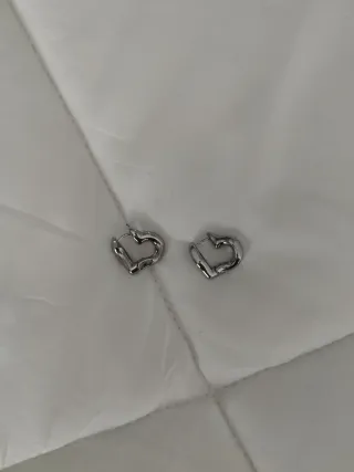 Pendientes Bimba y Lola Corazón Plata