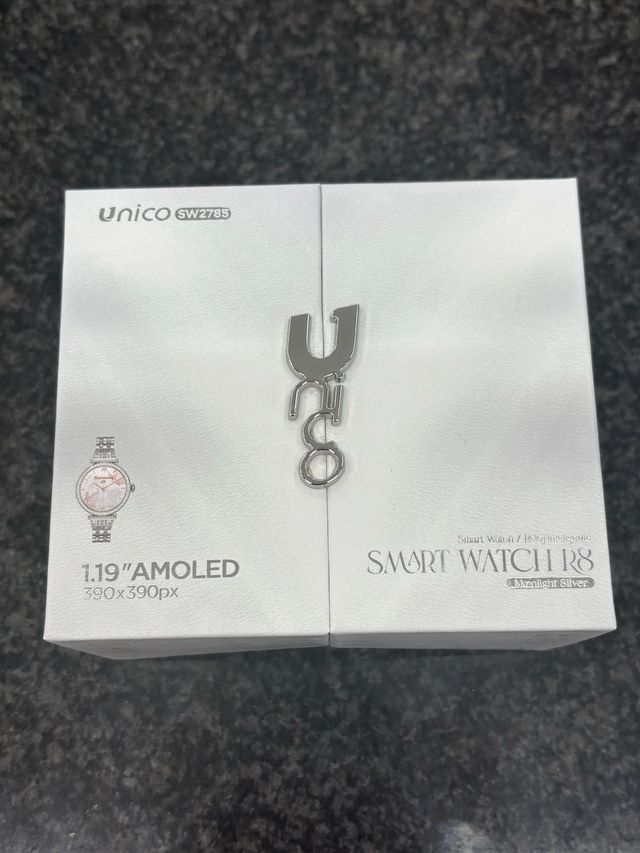 Smartwatch Unico Plata con Cristales