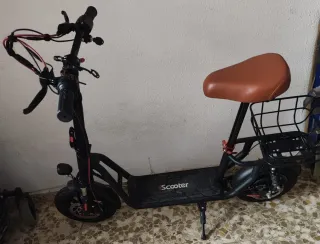 Patinete Eléctrico Iscooter i12 con Sillín