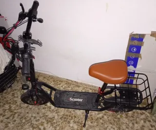 Patinete Eléctrico Iscooter i12 con Sillín