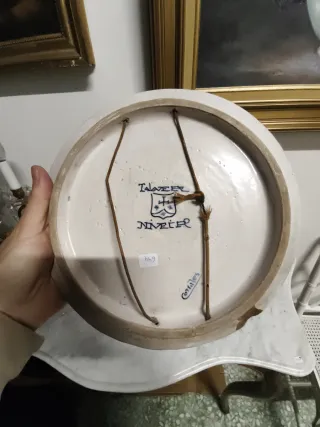 Plato de cerámica Talavera