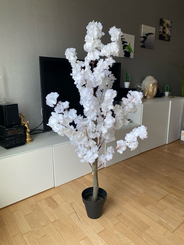 Árbol artificial blanco