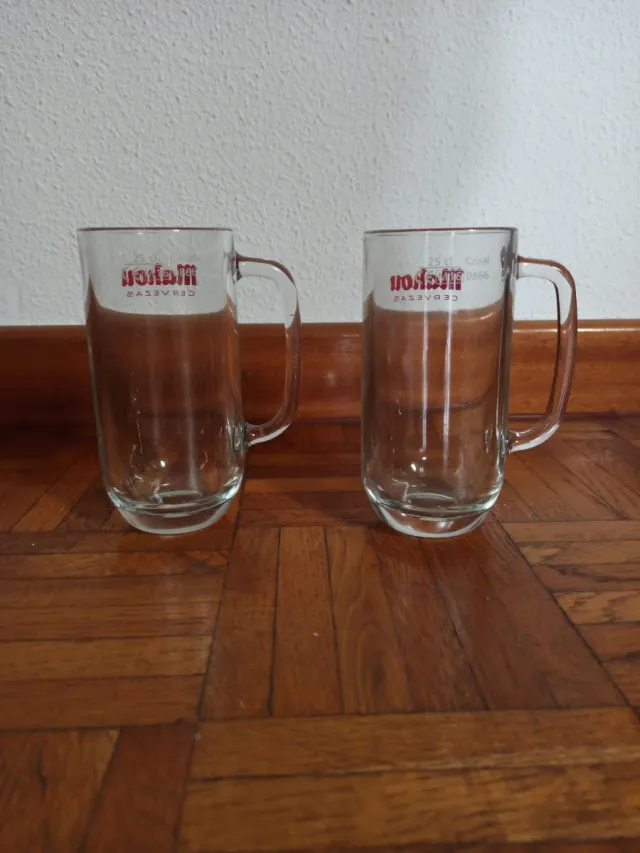 Jarras de Cerveza Mahou (16 unidades)