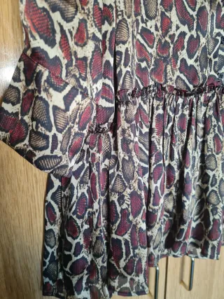 Vestido Zara estampado animal print