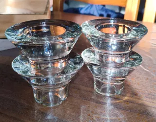 Set 4 Portacandele Vetro Ikea