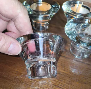 Set 4 Portacandele Vetro Ikea