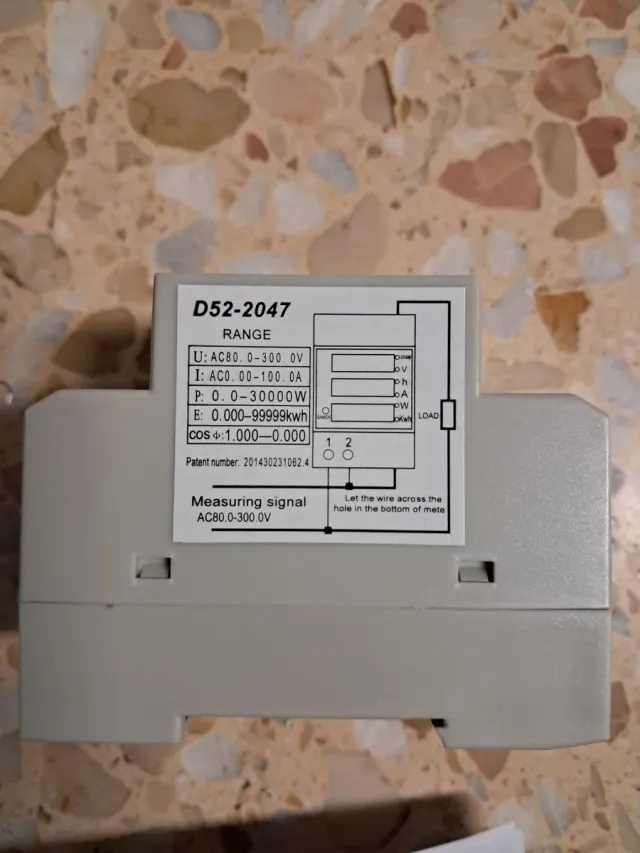 Voltimetro Amperimetro Digital D5-2047