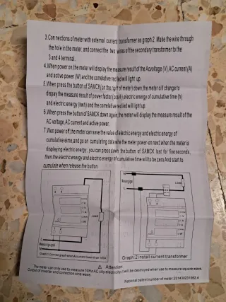 Voltimetro Amperimetro Digital D5-2047
