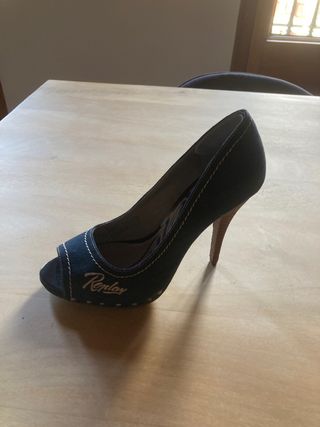 Zapatos de tacón Replay denim azul