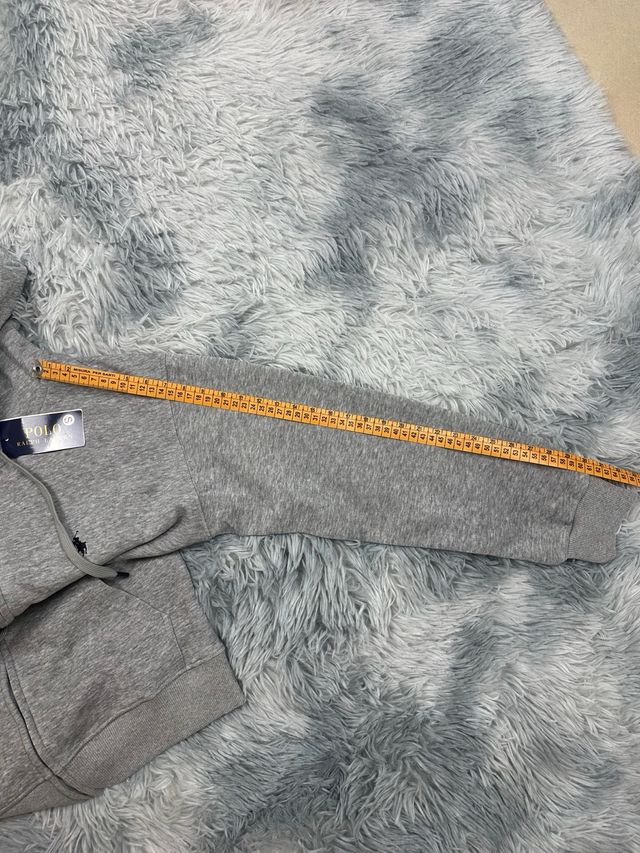 Felpa con cappuccio Ralph Lauren grigia